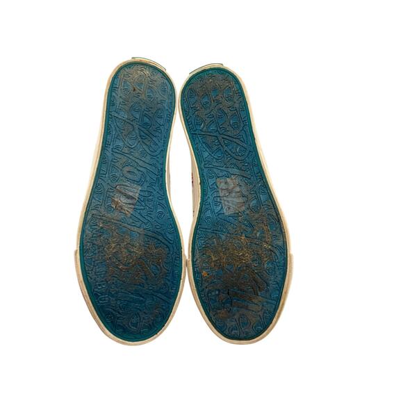 Blowfish Malibu Womens 8.5 Cottage Beach Floral Raw Slip On Canvas Sneaker Shoes - Picture 7 of 14